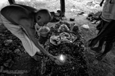 Cremation in South India